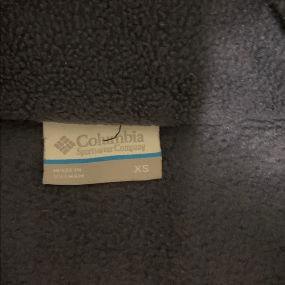 Columbia Womens Benton Springs Half Snap Pull Over Fleece Blue Navy - Picture 3 of 3